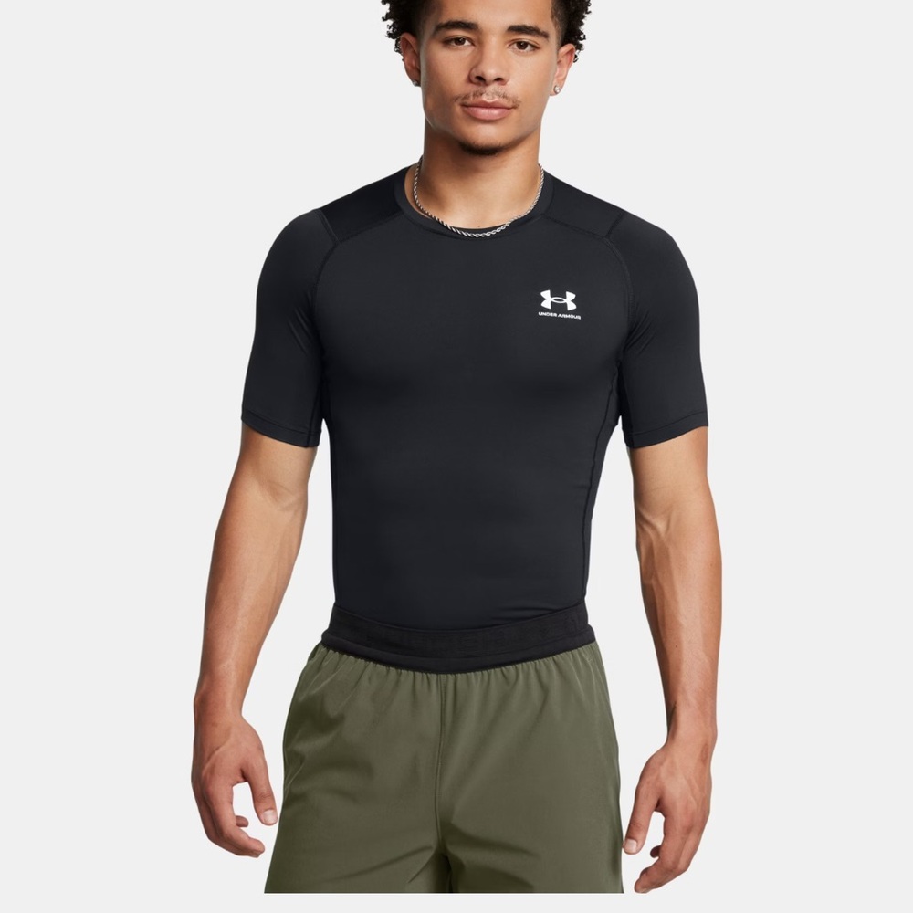 Under Armour Black Compression Heatgear Tee